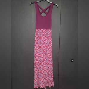 Sleeveless Patterned Dress